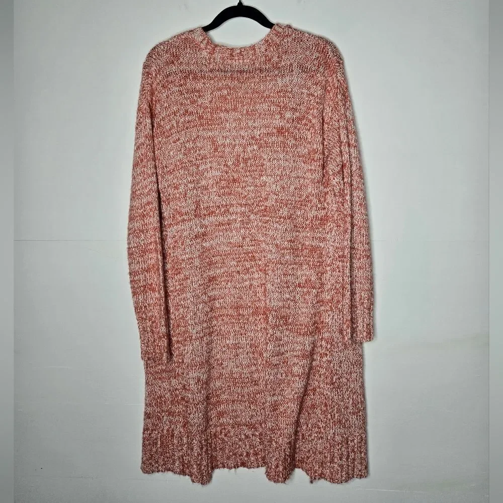 Studio B by Bobeau Longline Duster Length Open Cardigan Lightweight Knit Size M - Picture 2 of 11